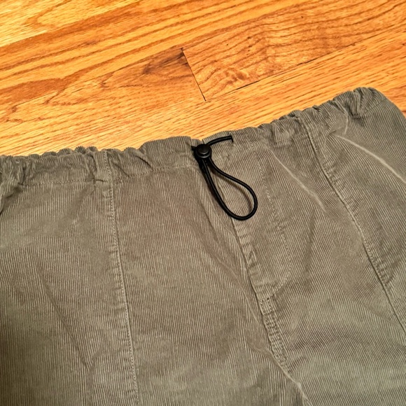 Corduroy Drawstring Baggy Pants - Picture 4 of 5